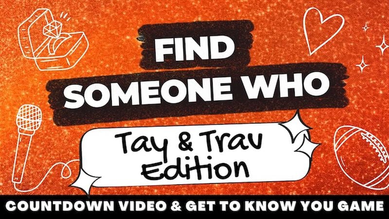 Find Someone Who: Tay & Trav Edition